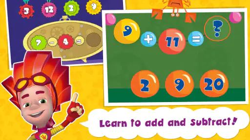 The Fixies Math Learning Games screenshot