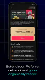 TickViral Gain Likes Followers screenshot