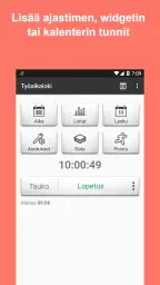 Timesheet: Kellokortti Työajat screenshot