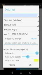 Timestamp Photo and Video Pro screenshot