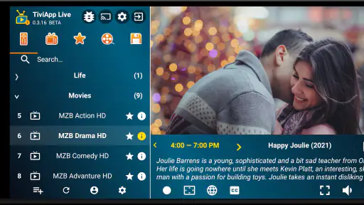 TiviApp Live TV Player screenshot