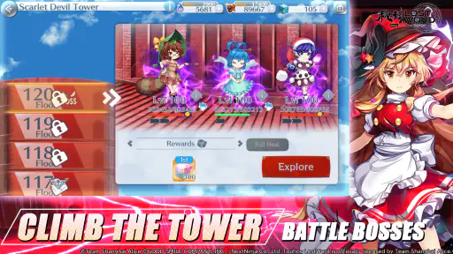 Touhou LostWord screenshot