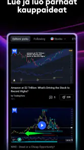 TradingView - Pörssi screenshot