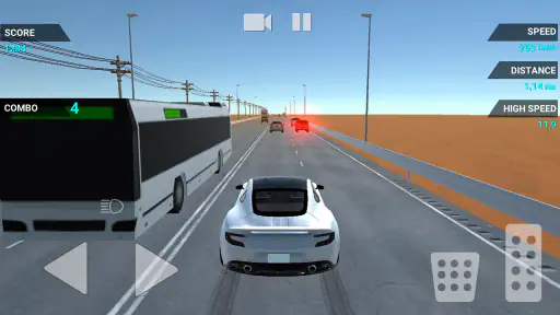 Traffic Racer Speeding Highway screenshot