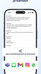 Transkriptor - Puhe Tekstiksi screenshot