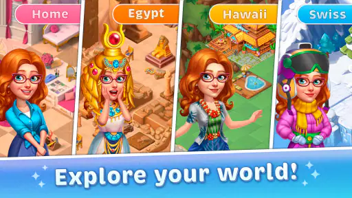 Travel Merge Family: Palapelit screenshot