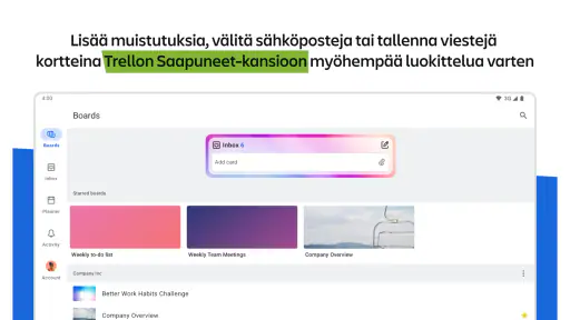 Trello: Järjestä mitä tahansa! screenshot