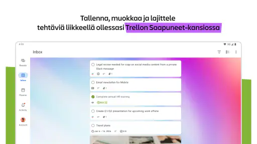Trello: Järjestä mitä tahansa! screenshot