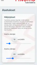 Tuntihinta screenshot