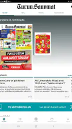 Turun Sanomat näköislehti screenshot