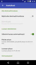 Työaika screenshot
