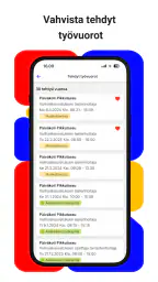 Työntekijän OmaSeure screenshot