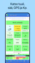 UAV Forecast drone-lentäjille screenshot