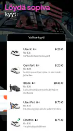 Uber - Pyydä autokyyti screenshot