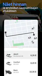 Uber - Pyydä autokyyti screenshot