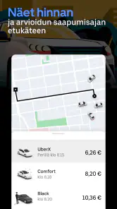 Uber - Pyydä autokyyti screenshot