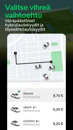 Uber - Pyydä autokyyti screenshot