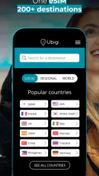 Ubigi: Travel esim mobile data screenshot