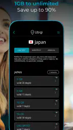 Ubigi: Travel esim mobile data screenshot