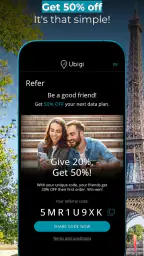 Ubigi: Travel esim mobile data screenshot