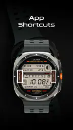 ULTRA Digital Retro watch face screenshot