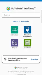 Uptodate Lexidrug screenshot