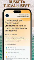 UV-indeksi - Tan-widget screenshot