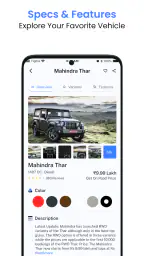 Vehicle Information App screenshot