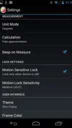 vesivaaka + klinometri screenshot