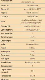 VIN Decoder & Vin check screenshot