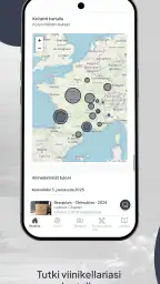 Viniou – viinikellarisovellus screenshot