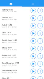 Voice changer with effects screenshot