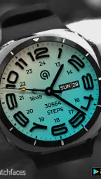 W6 Field Watch Face Wear OS 5+ screenshot