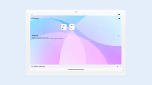 Waterfox: Private Web Browser screenshot
