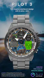 WB PILOT 3 Animated Watch Face screenshot