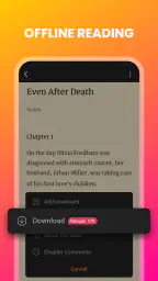 Webfic - Fantastic Reading screenshot
