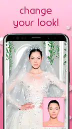 Wedding Dress Photo Montage screenshot