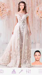 Wedding Dress Photo Montage screenshot