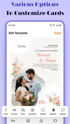 Wedding Invitation Maker App screenshot