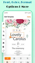 Wedding Invitation Maker App screenshot