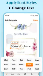 Wedding Invitation Maker App screenshot