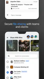 Wire - salattu viestipalvelu screenshot