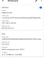 WireGuard screenshot