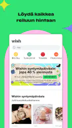Wish: osta ja säästä screenshot