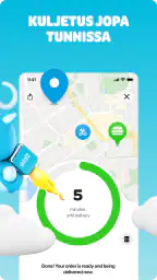 Wolt: Ruuat ja ostokset kotiin screenshot