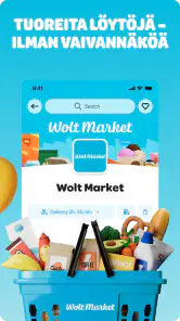 Wolt: Ruuat ja ostokset kotiin screenshot