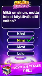 Word Riddles - Offline sanapel screenshot