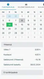 Workinfo.app screenshot