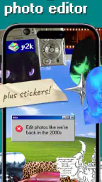 y2k: 2000s photo editor screenshot