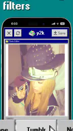 y2k: 2000s photo editor screenshot